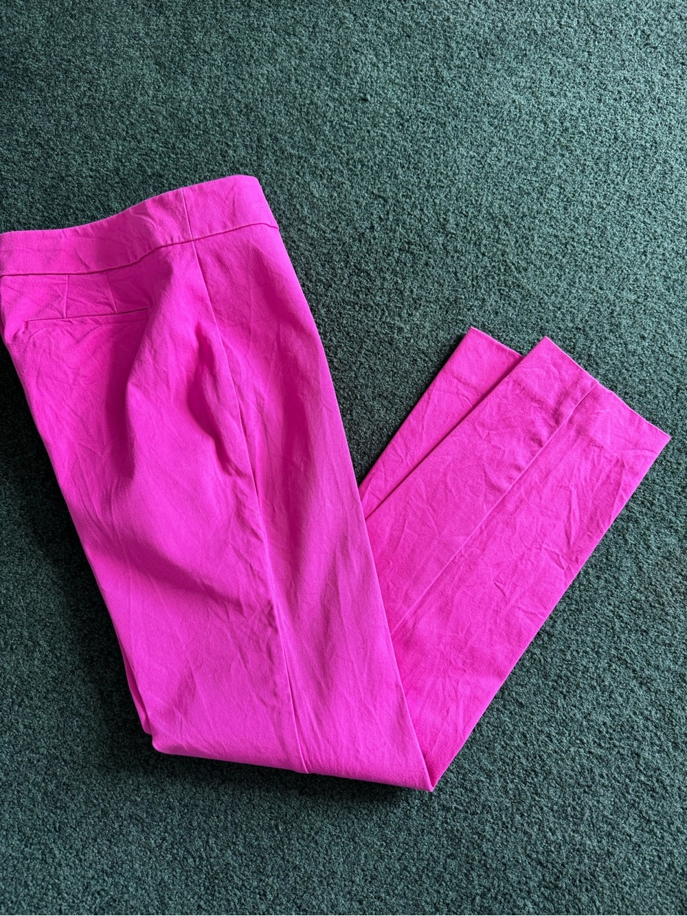 Talbots Chatham Ankle Pant in Bright Fuchsia Pink